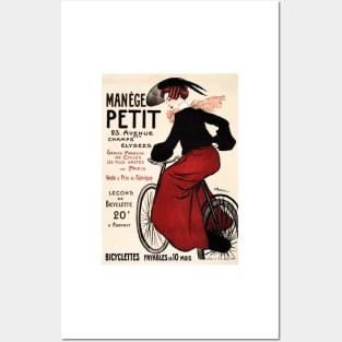 MANEGE PETIT Paris Bicycle Cycles Advertisement Vintage French Posters and Art